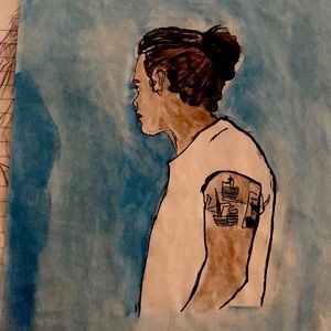 Harry styles painting